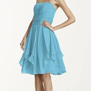 David's Bridal F14169 Malibu Bridesmaid Dress